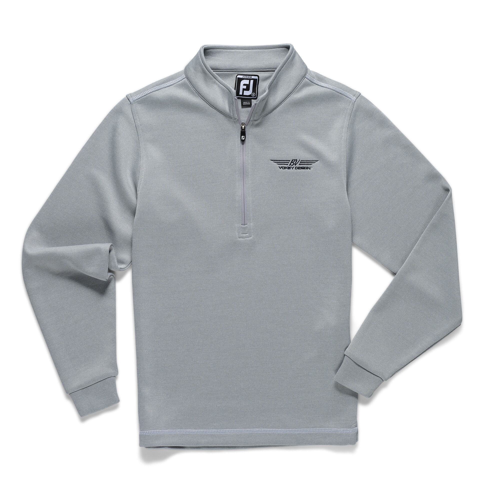 FJ Junior Half-Zip Midlayer avec couture contrastée VM40554_1