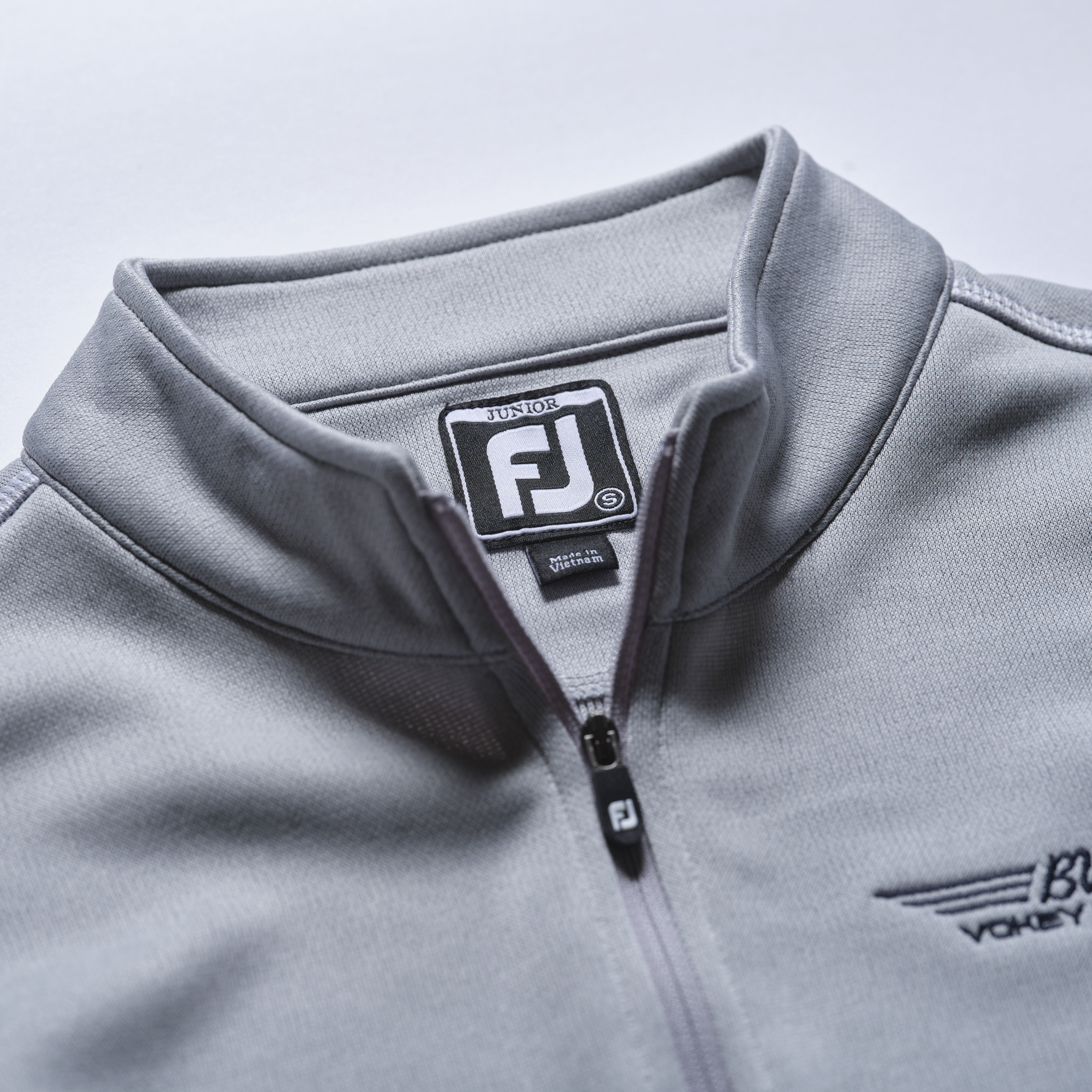 FJ Junior Half-Zip Midlayer avec couture contrastée VM40554_1