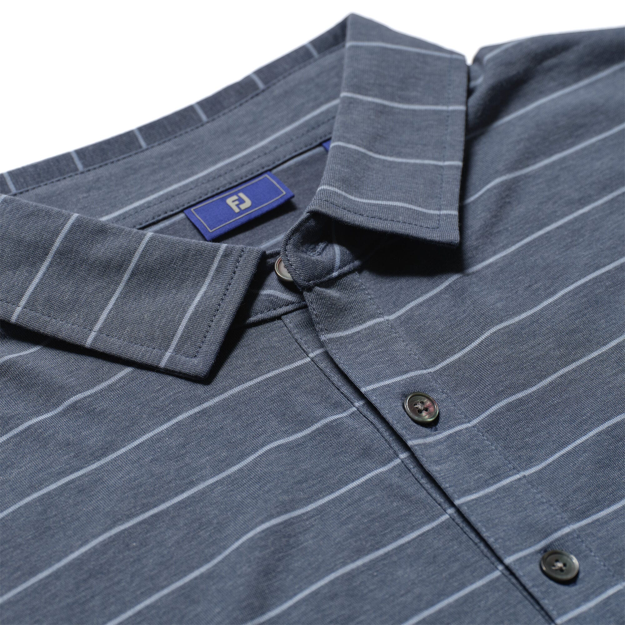 FJ drirelease Open Stripe Jersey w / Self Collar - Coupe athlétique VMBV230006_1