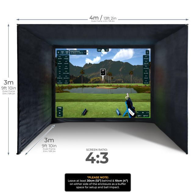 Golf Enclosure 4 x 3 x 3 Mtr Q09-A0206