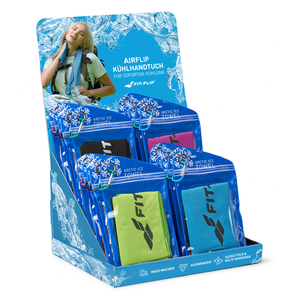 Présentoir de comptoir Airflip Towel 16 pcs. S24-D0200