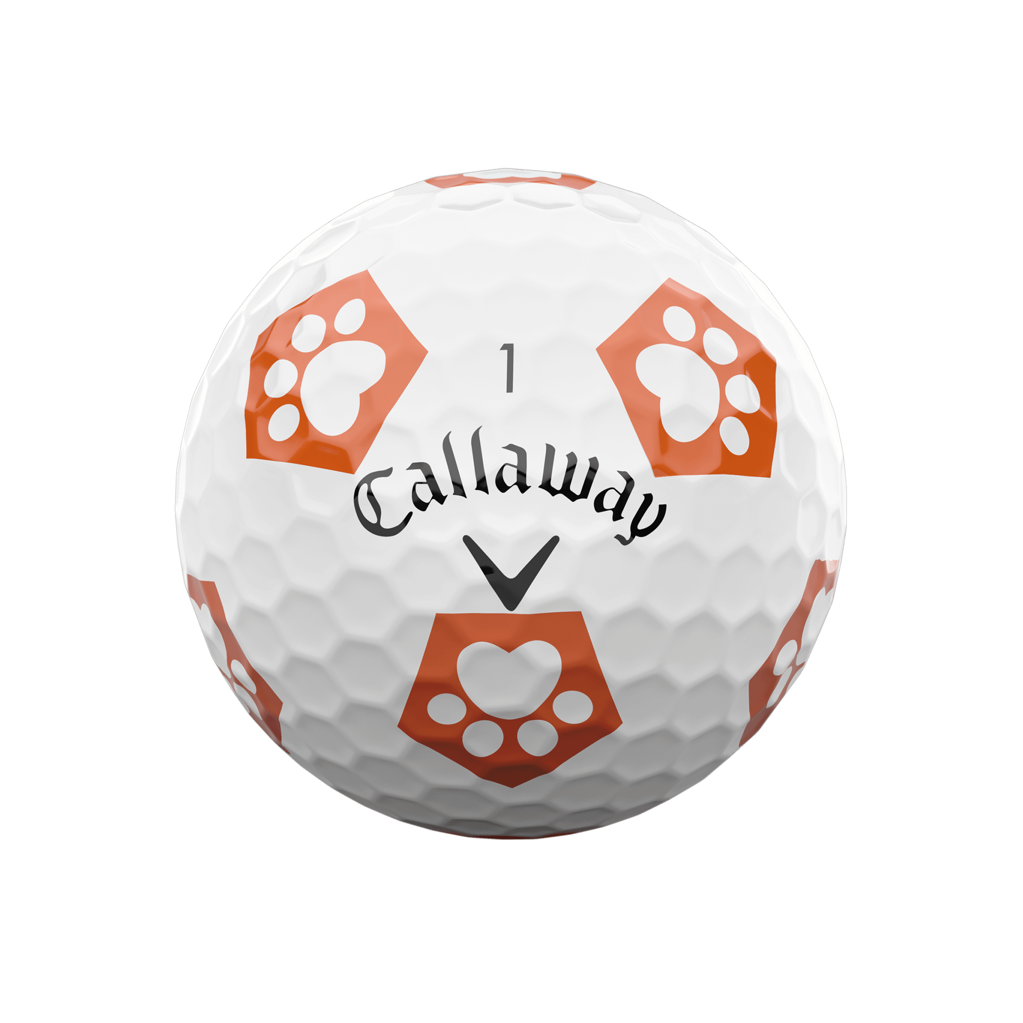 Limited Edition Chrome Soft Truvis Balles de golf pour pattes de chien (douzaine) balls-2022-chrome-soft-truvis-dog-paw_1