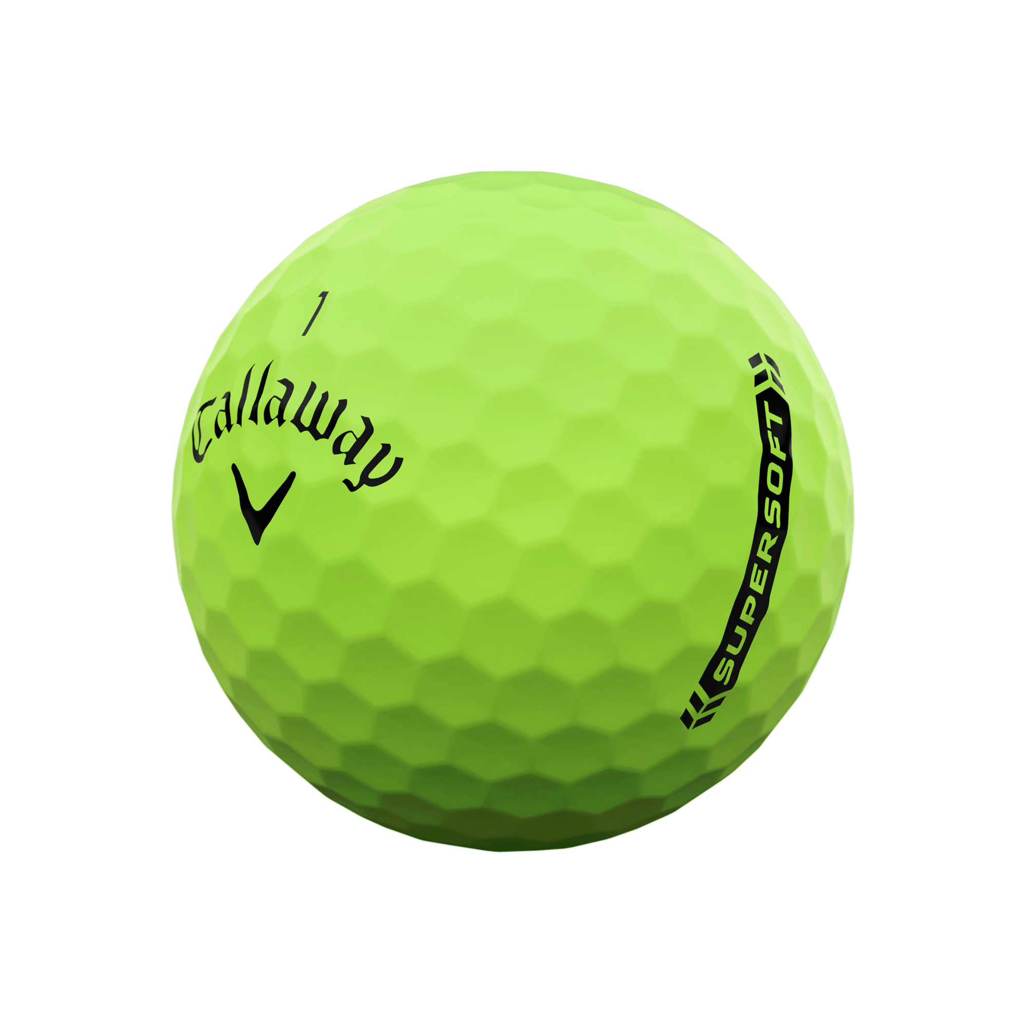 Callaway Supersoft Balles de golf vertes mates (douzaine) balls-2023-supersoft-matte-green_1