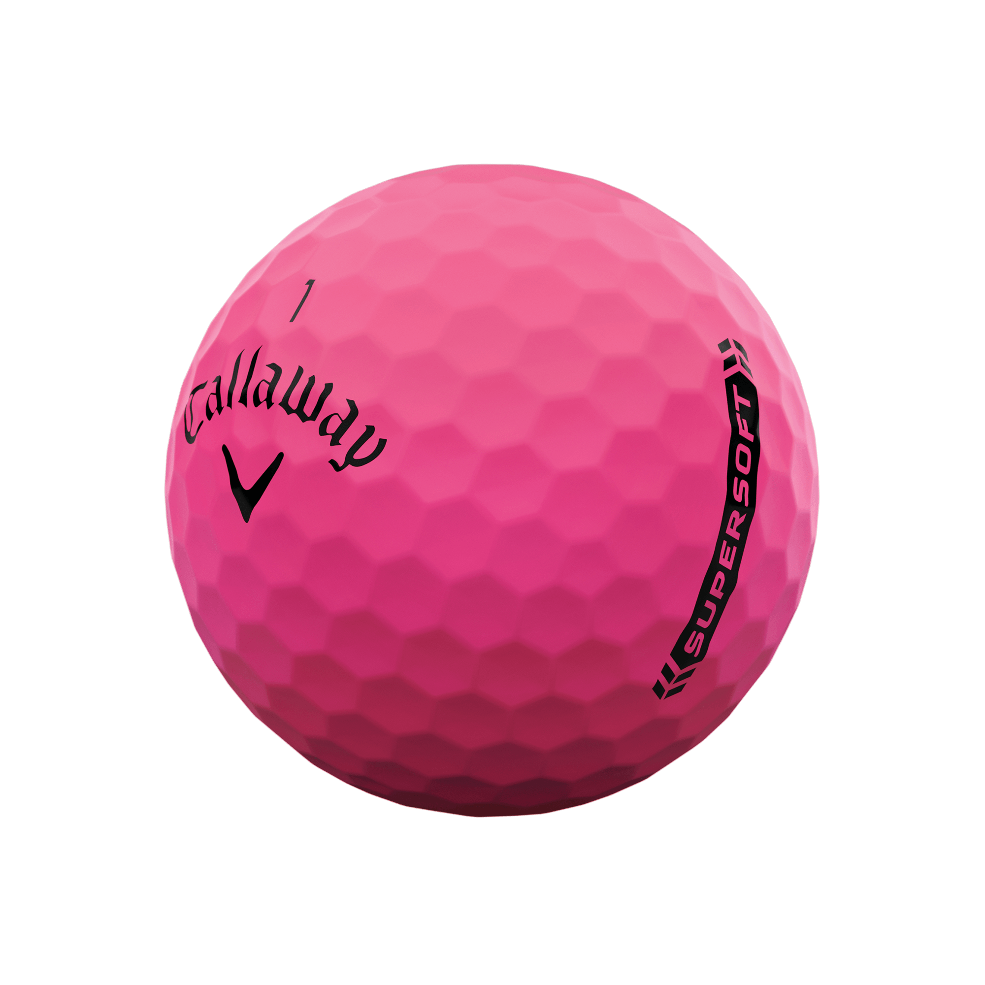 Callaway Supersoft Balles de golf roses mates (douzaine) balls-2023-supersoft-matte-pink_1