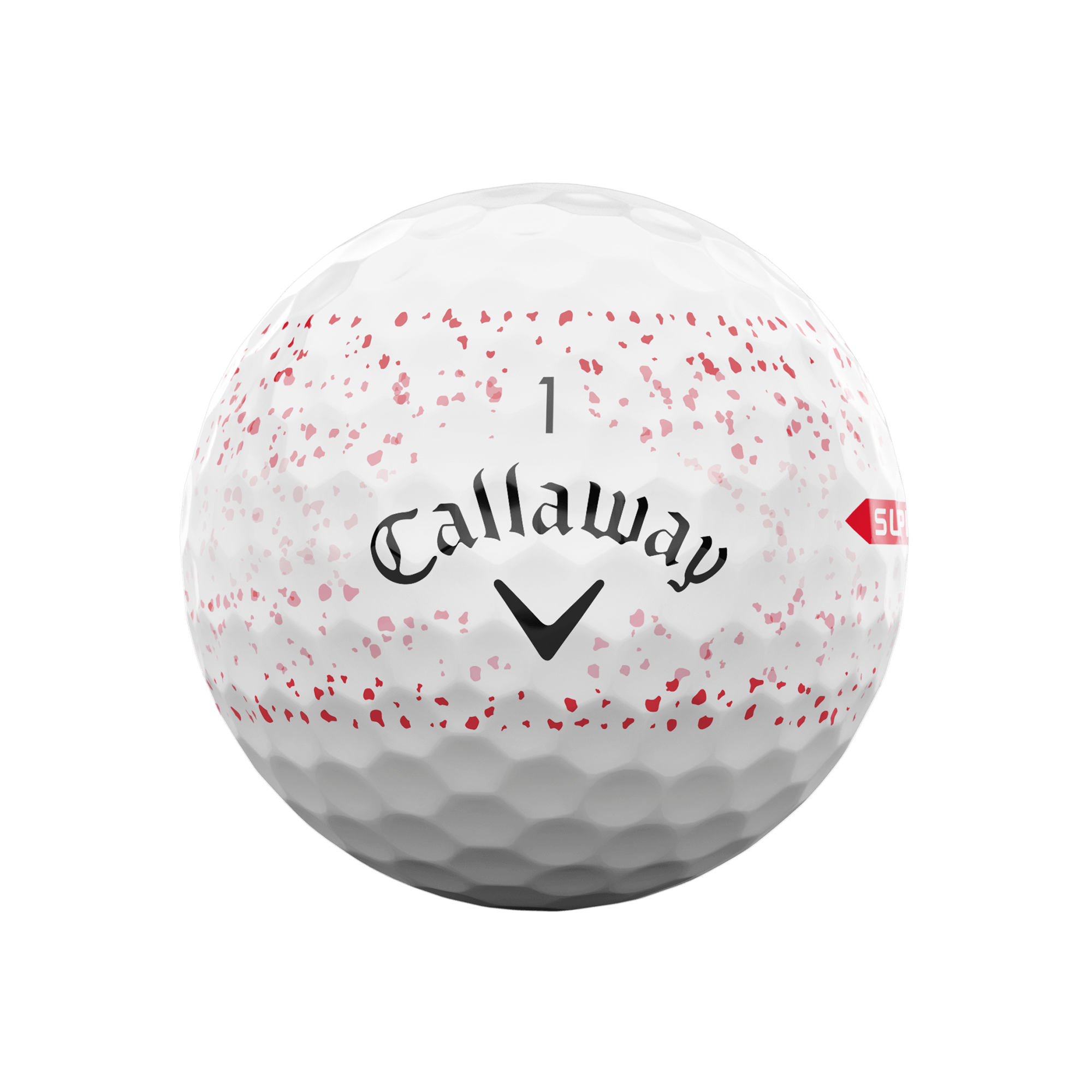Édition limitée Balles de golf Supersoft Splatter 360 Red (douzaine) balls-2023-supersoft-red-splatter_1