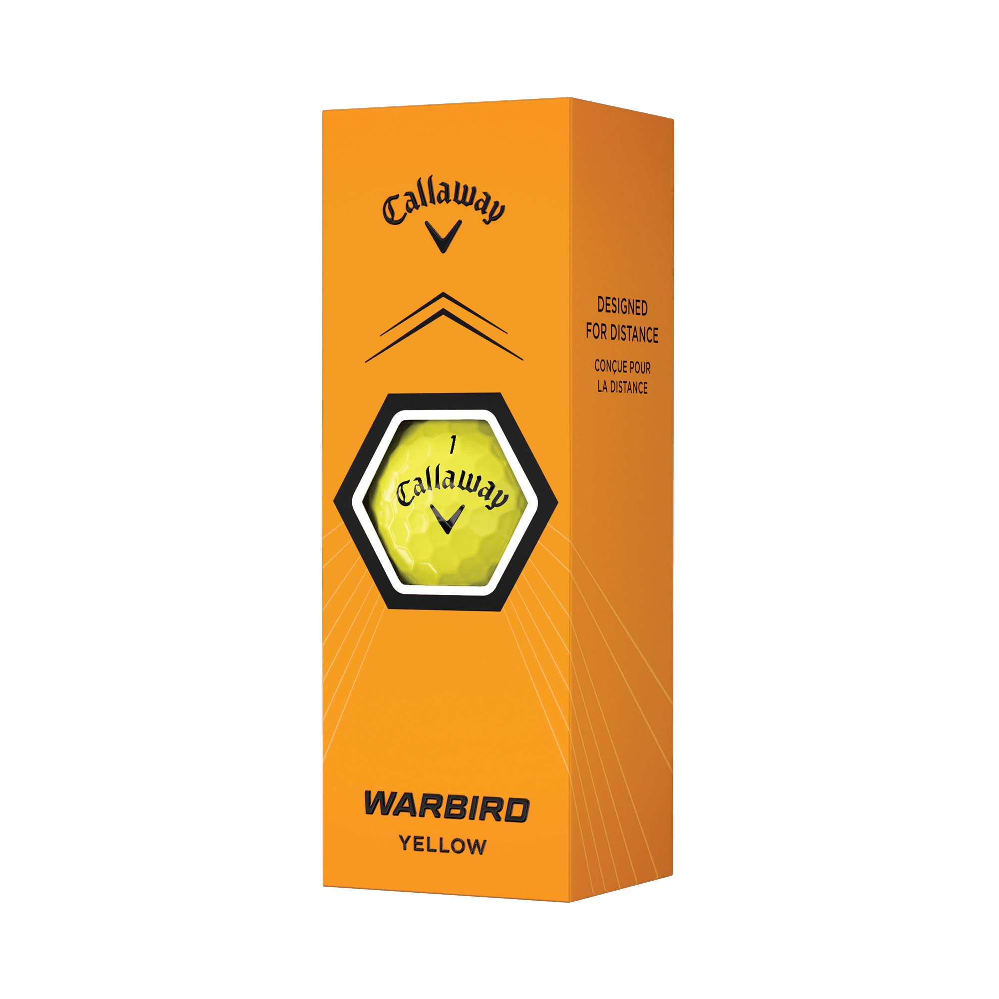 Balles de golf Warbird Yellow (douzaine) balls-2023-warbird-yellow_1