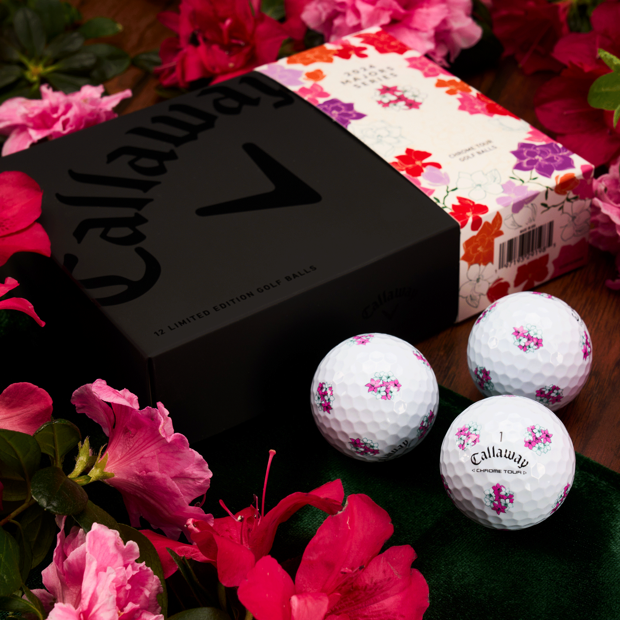 Édition limitée Chrome Tour Major Series : Balles de golf April Major (douzaine) balls-2024-chrome-tour-april-major_1