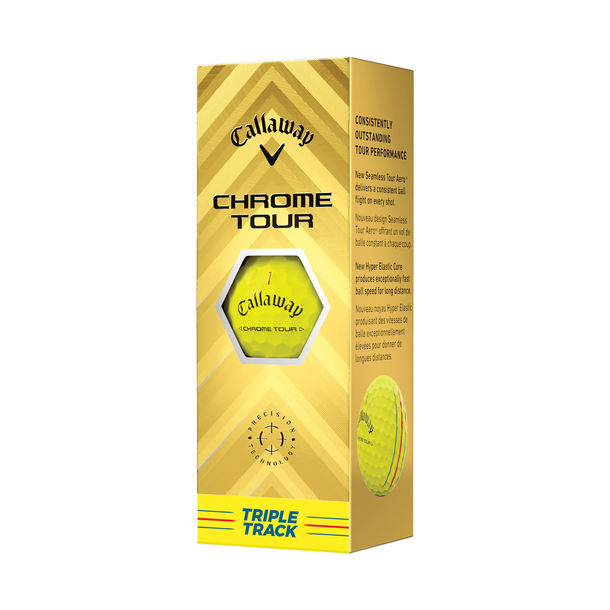 Balles de golf Chrome Tour Triple Track Yellow balls-2024-chrome-tour-triple-track-yellow_1