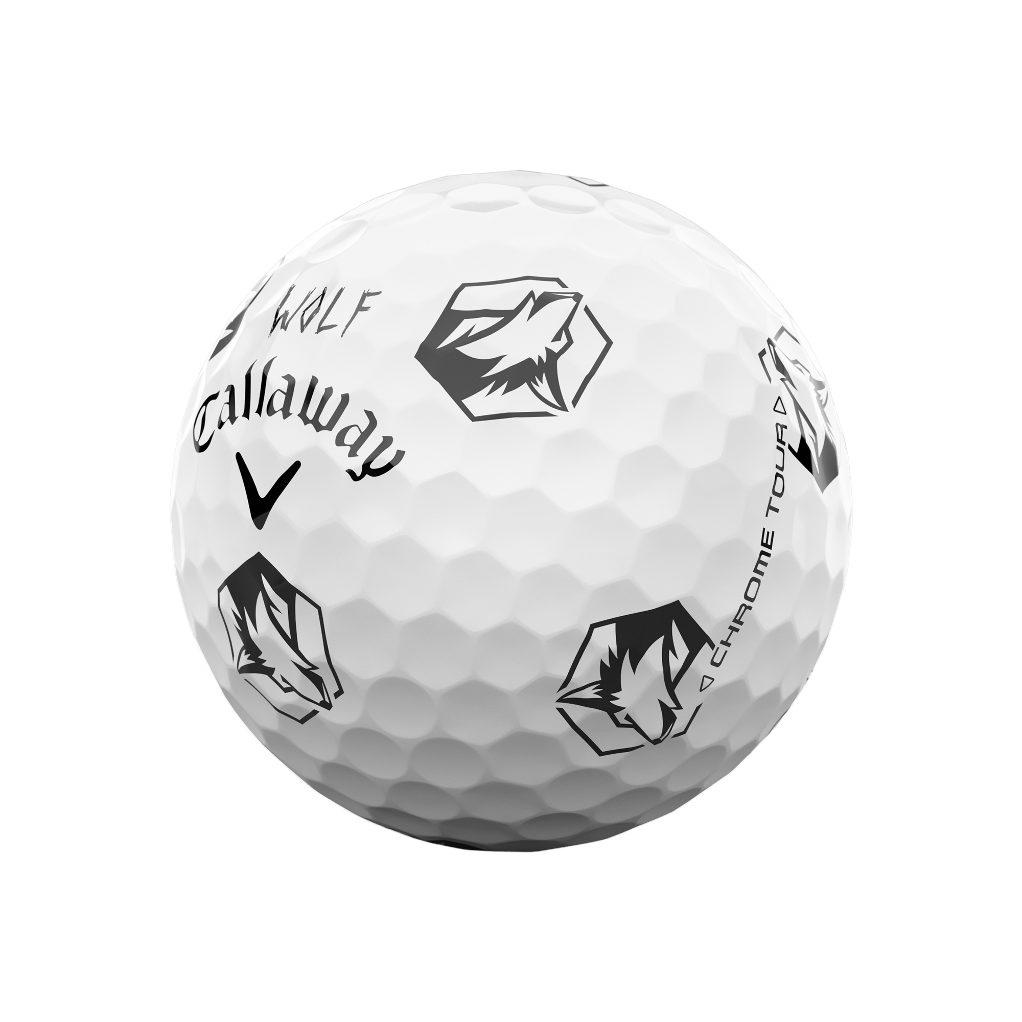Édition limitée Chrome Tour Lone Wolf Balles de golf (douzaine) balls-2024-chrome-tour-truvis-lone-wolf_1