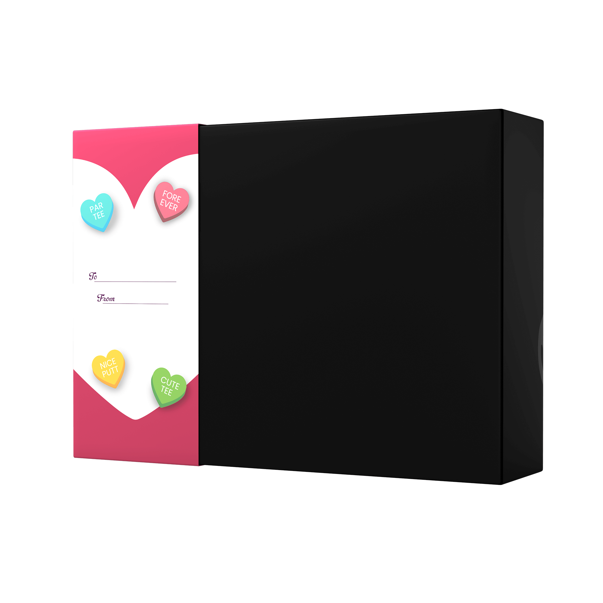 Édition limitée Chrome Tour Valentine's Golf Hearts Balles de golf (douzaine) balls-2024-chrome-tour-truvis-valentines-day_1