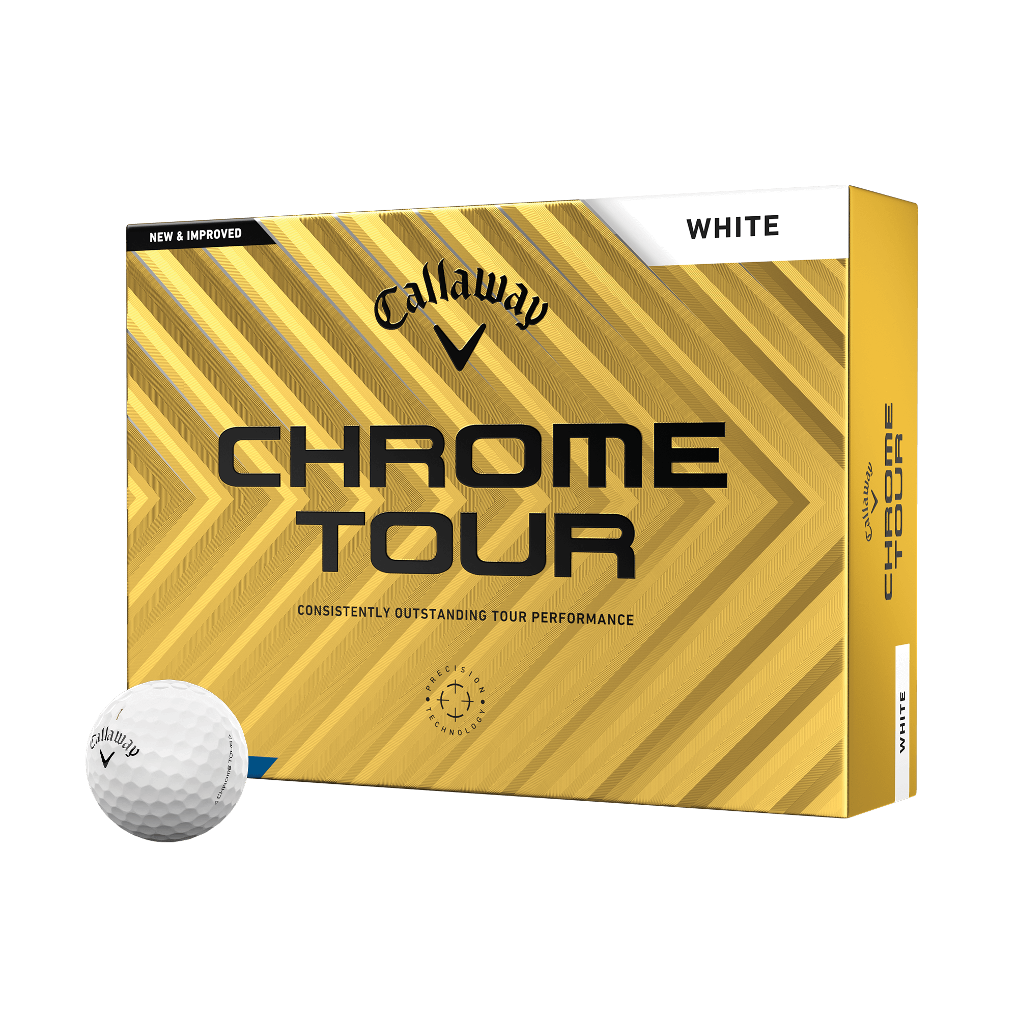 Balles de golf Chrome Tour TruTrack Yellow balls-2024-chrome-tour-trutrack-yellow_1