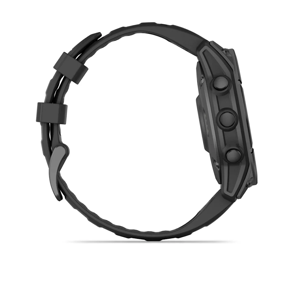 fēnix® E – 47 mm, AMOLED Schwarz/Schiefergrau mit QuickFit®-Silikon-Armband 22 mm 010-03025_2