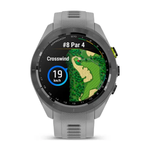 Approach® S70 - 42 mm gris poudre/noir céramique avec bracelet interchangeable en silicone 20 mm 010-02746-11