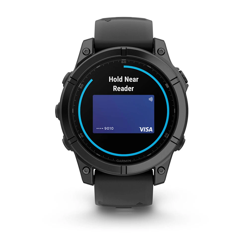 fēnix® E – 47 mm, AMOLED Schwarz/Schiefergrau mit QuickFit®-Silikon-Armband 22 mm 010-03025_2