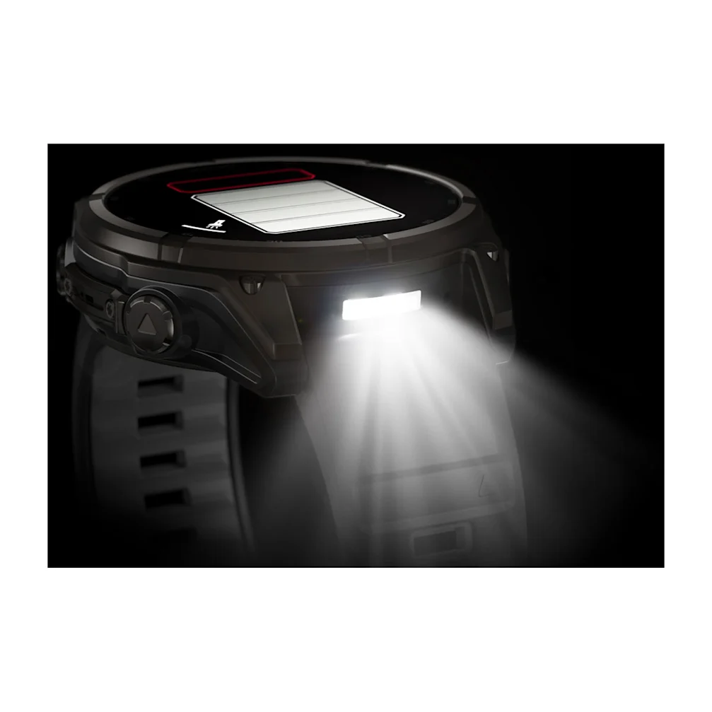 fēnix® 8 – 47 mm, Solar, Sapphire Sapphire, Graphit/Titan Carbongrau DLC mit QuickFit®-Silikon-Armband 22 mm 010-02906_2