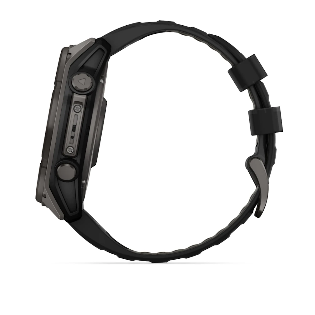 fēnix® 8 – 51 mm, Solar, Sapphire Sapphire, Graphit/Titan Carbongrau DLC mit QuickFit®-Silikon-Armband 26 mm 010-02907_2