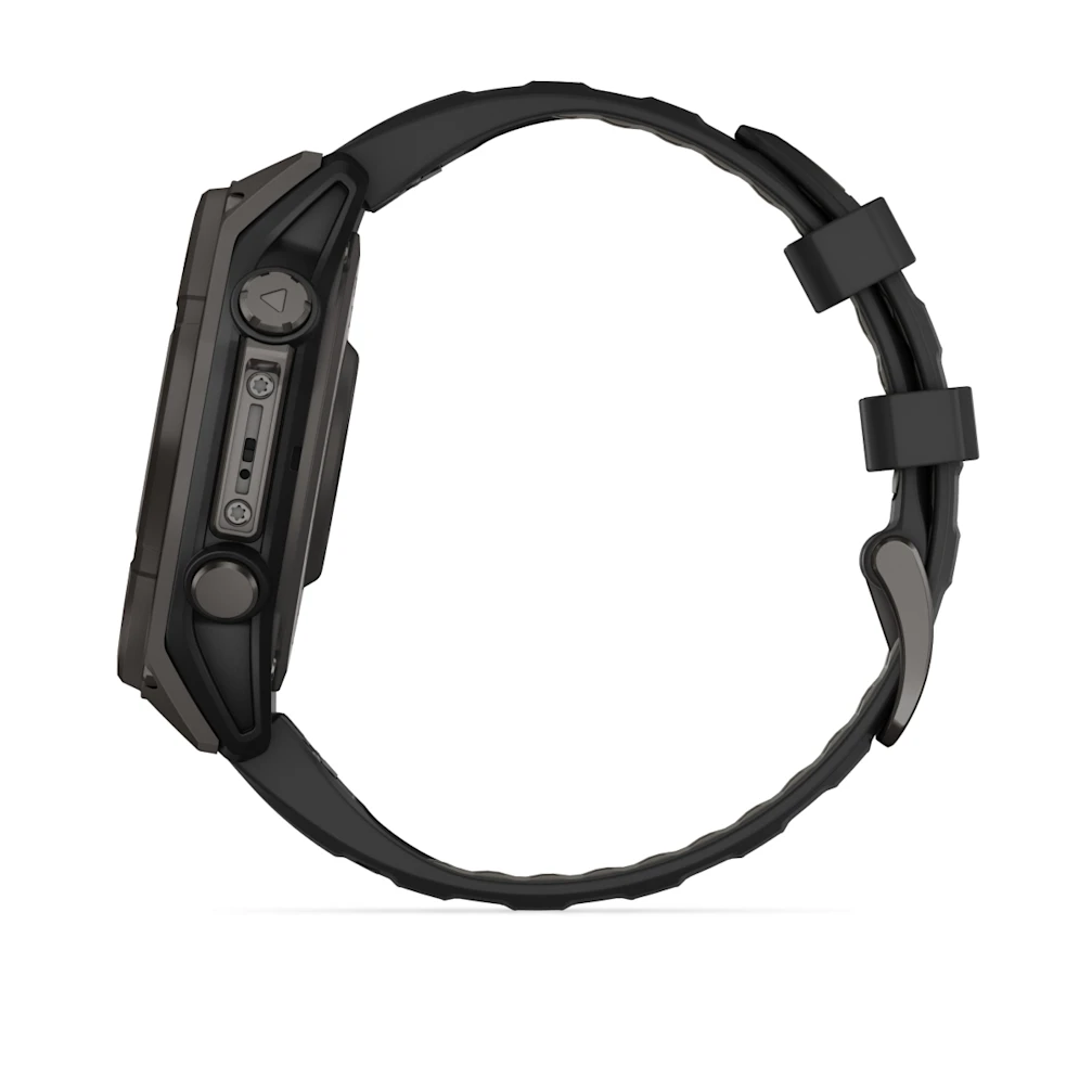 fēnix® 8 – 47 mm, Solar, Sapphire Sapphire, Graphit/Titan Carbongrau DLC mit QuickFit®-Silikon-Armband 22 mm 010-02906_2