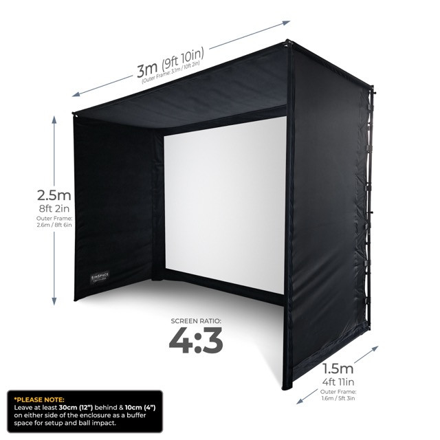 Closure de golf 3 x 2.5 x 1.5 Mtr Q09-A0201