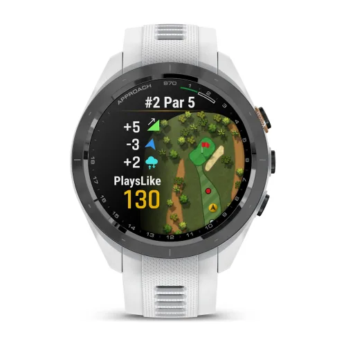 Approach® S70 - 42 mm blanc/noir céramique avec bracelet interchangeable en silicone 20 mm 010-02746-10