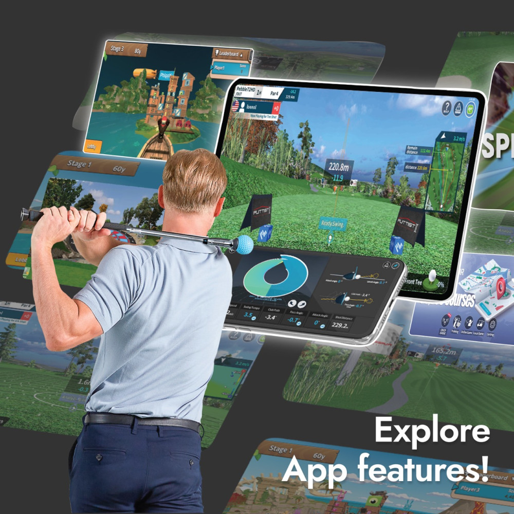 2 Flex HOME &amp; MOBILE GOLF SIMULATOR Q17-A2690