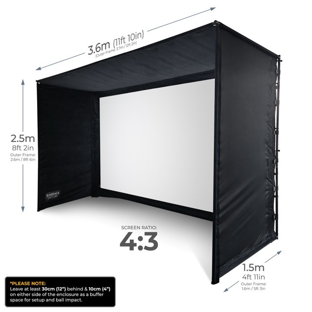 Closure de golf 3.6 x 2.5 x 1.5 Mtr Q09-A0202